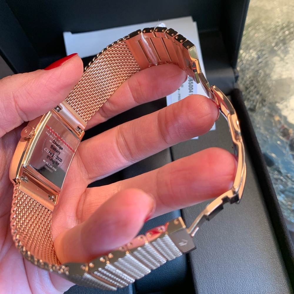 SOLD⛔️Authentic Movado Mother of pearl rose Gold - Picture 7 of 8